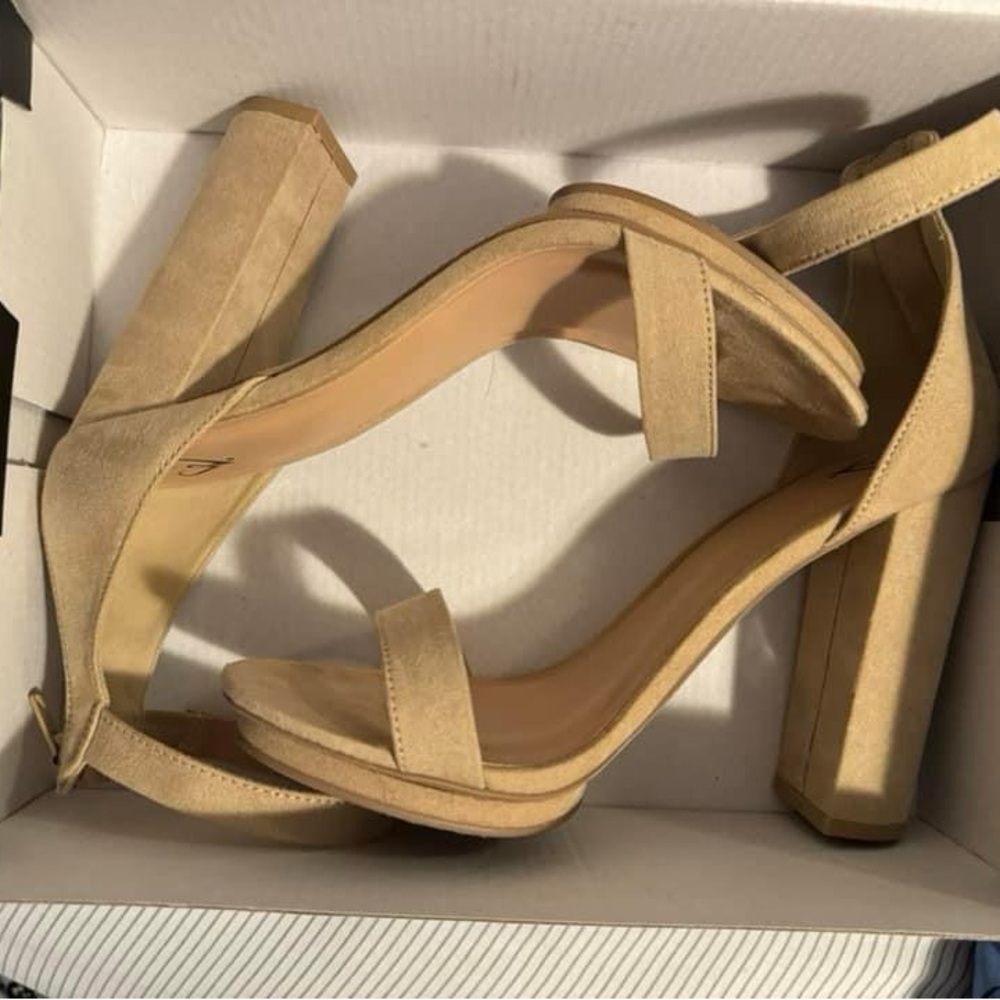 Windsor brand nude heel